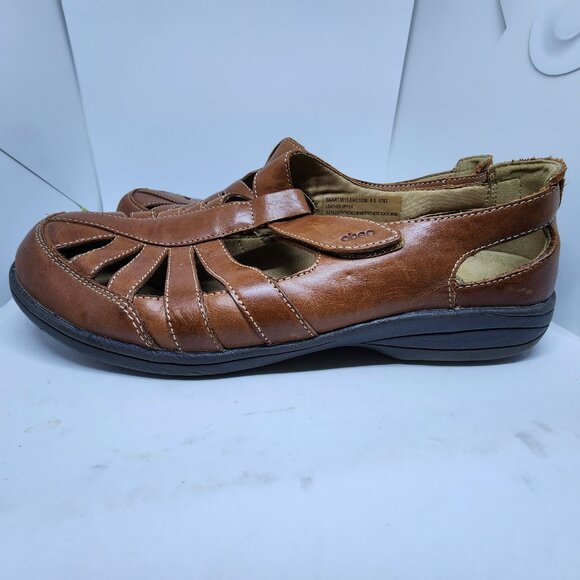 ABEO SmartSystem 3515 Fisherman Brown Leather Comfort Shoes Sandal - Picture 6 of 8